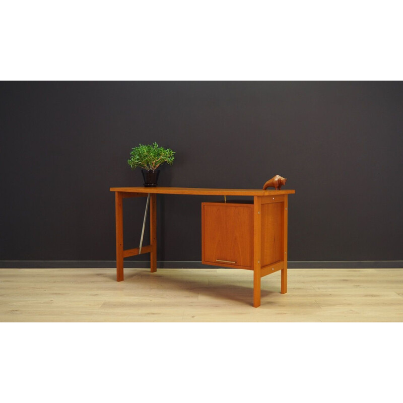 Vintage danish design teak desk for Bjerringbro 1970