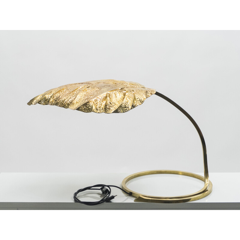 Rhubarb lamp in brass by Tommaso Barbi