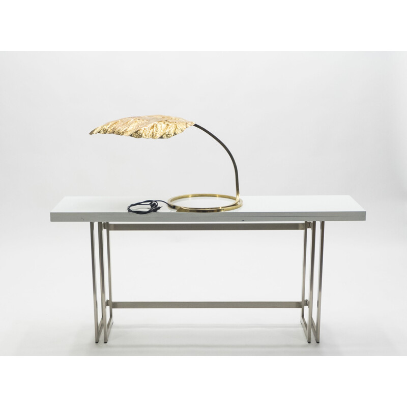 Rhubarb lamp in brass by Tommaso Barbi