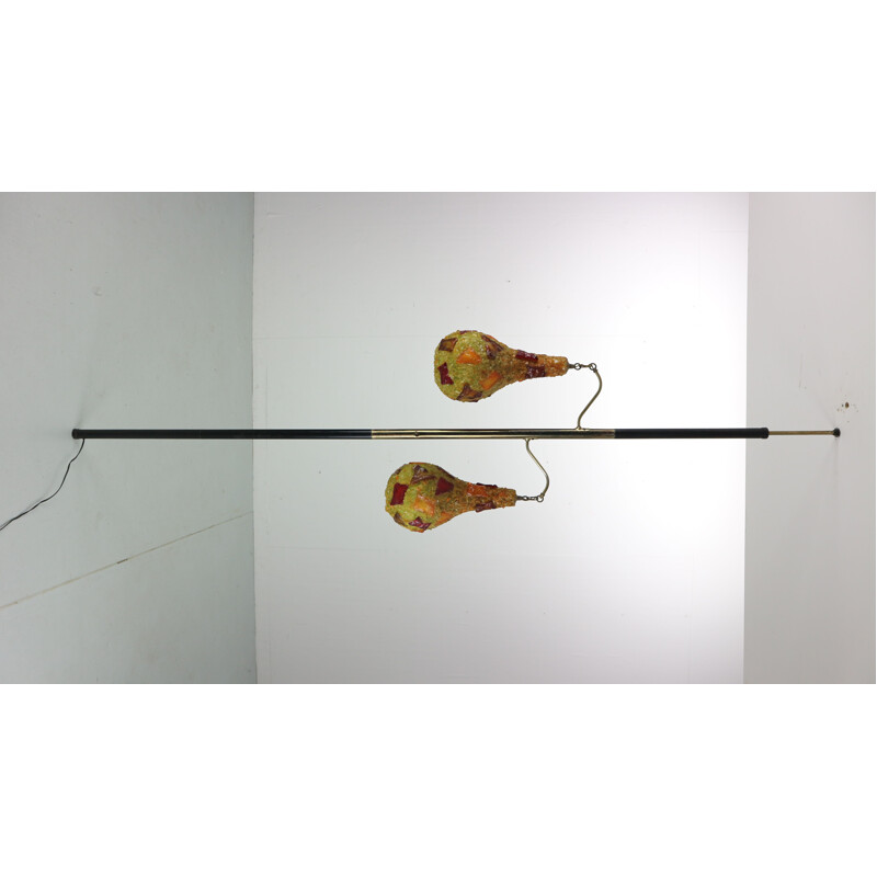 Vintage multicolor floor lamp