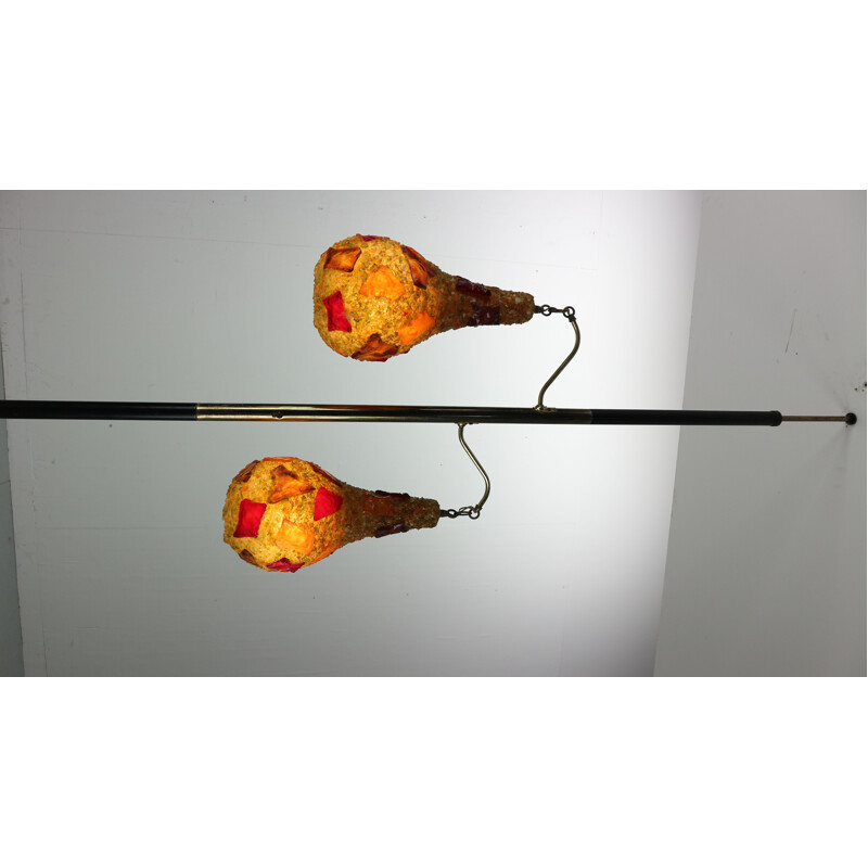 Vintage multicolor floor lamp