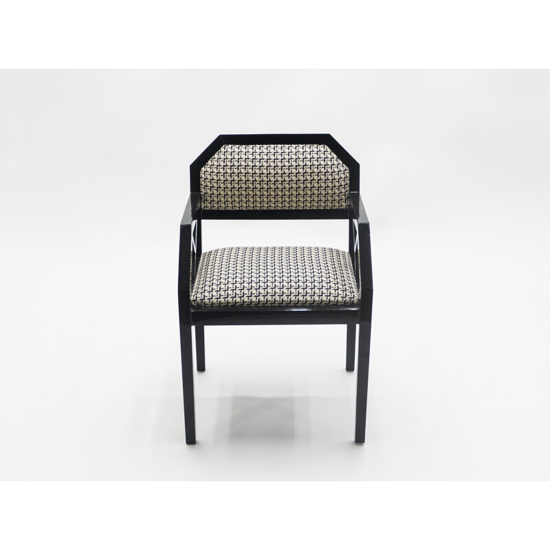 Set of 4 vintage chairs by Jean-Claude Mahey for Romeo Paris