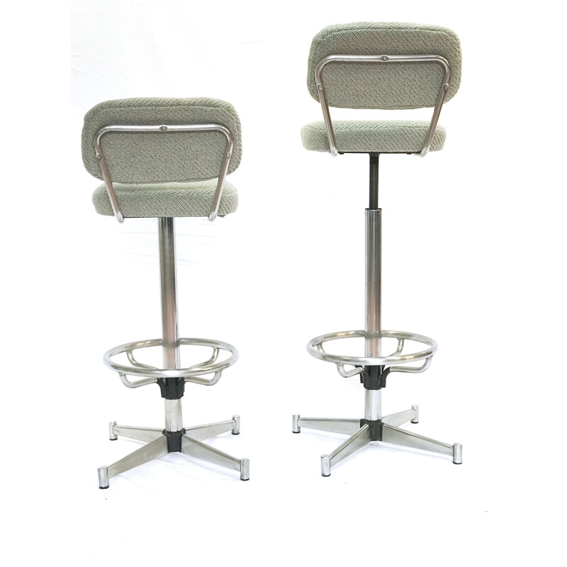 Set of 2 vintage bar stools