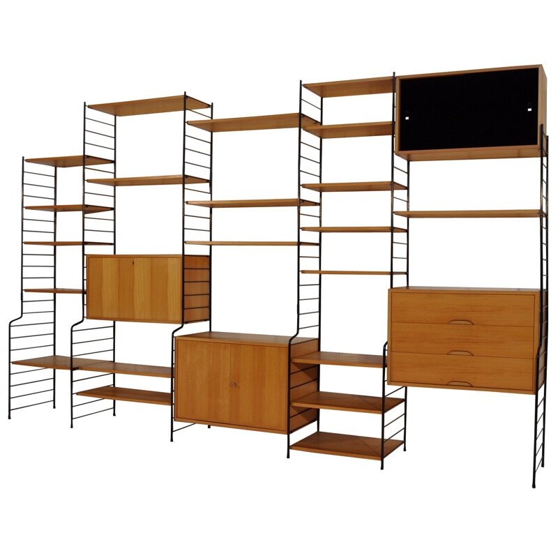 Vintage modular bookcase - 1970s 