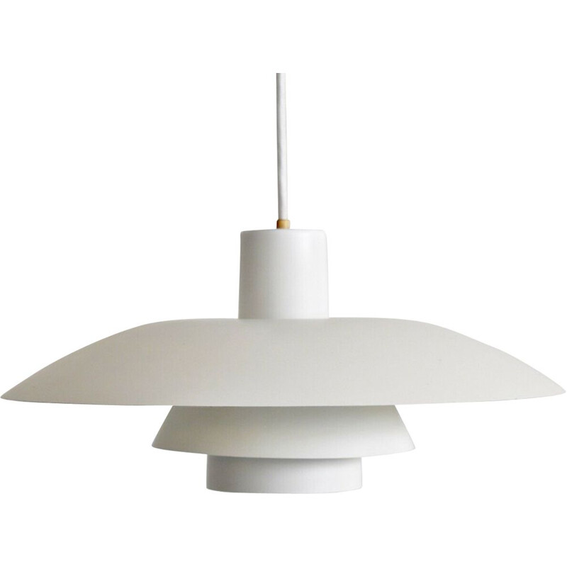 Vintage white PH4/3 pendant lamp by Poul Henningsen for Louis Poulsen - 1950s