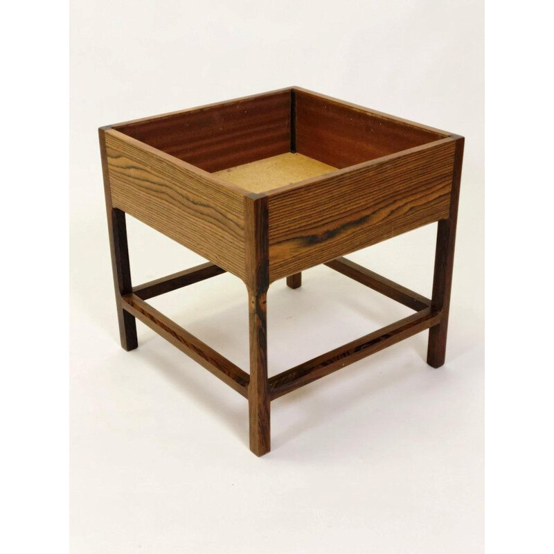 Vintage Kai Kristiansen planter in rosewood by Aksel Kjaersgaard