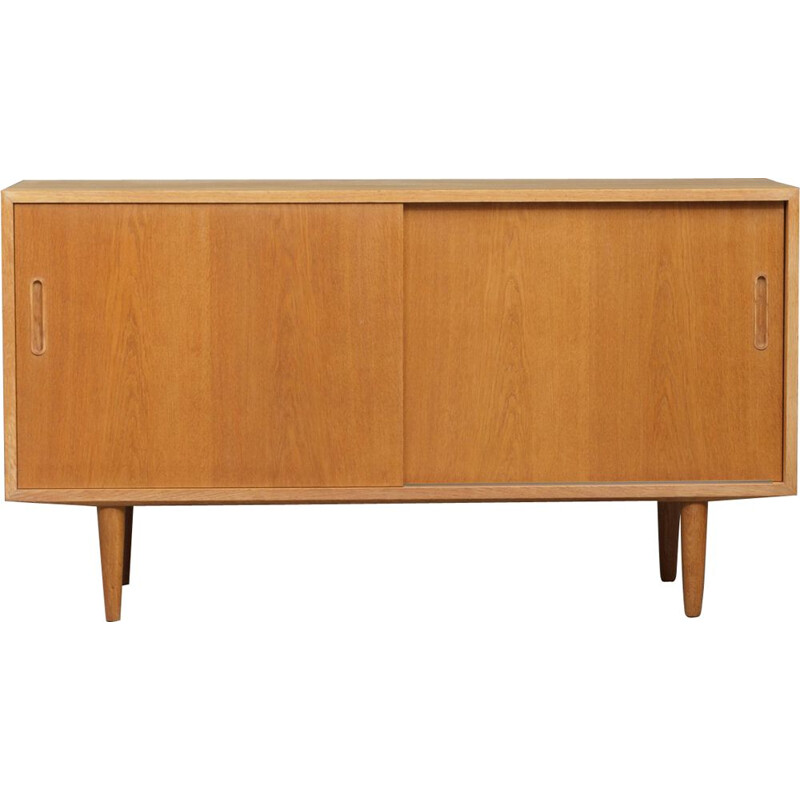 Vintage small oakwood sideboard by Poul Hundevad 1960