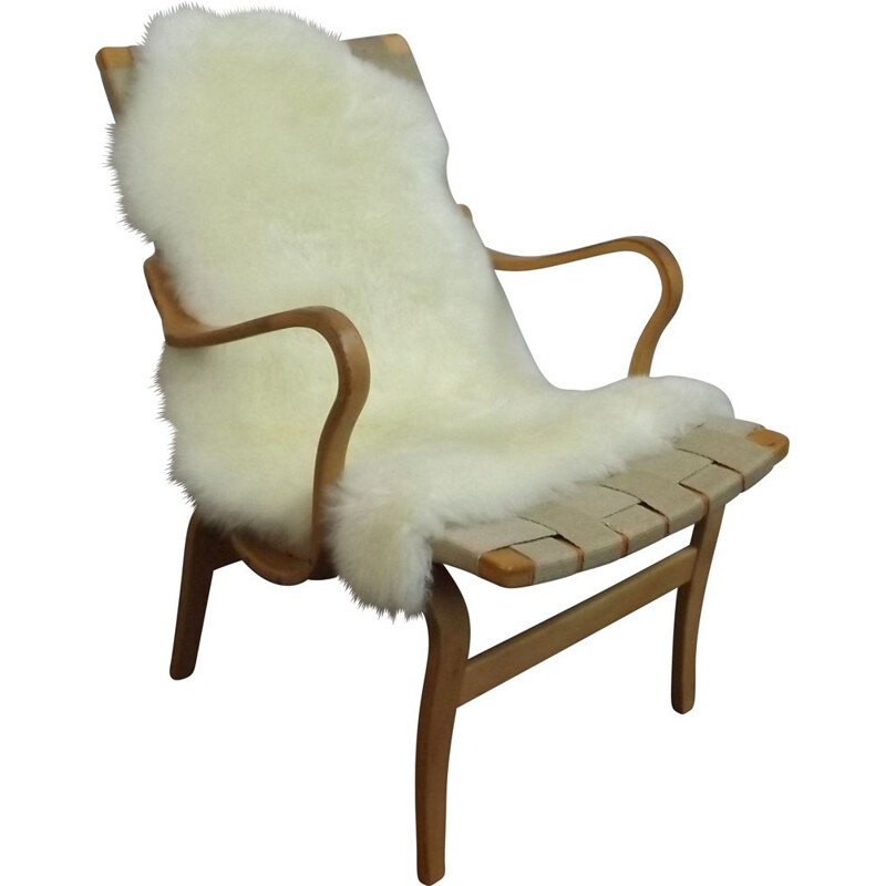 Fauteuil vintage Eva Chair par Bruno Mathsson