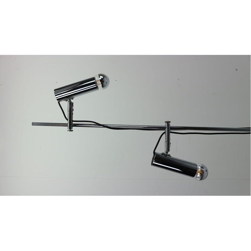 Metal floor lamp by Koch & Lowy