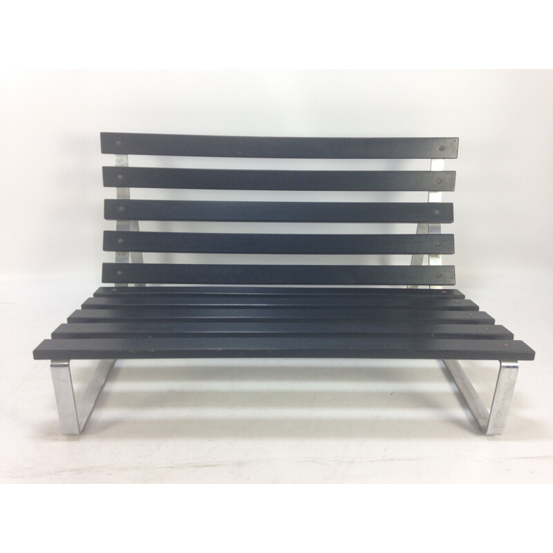 Black bench by Kho Liang Ie for Artifort