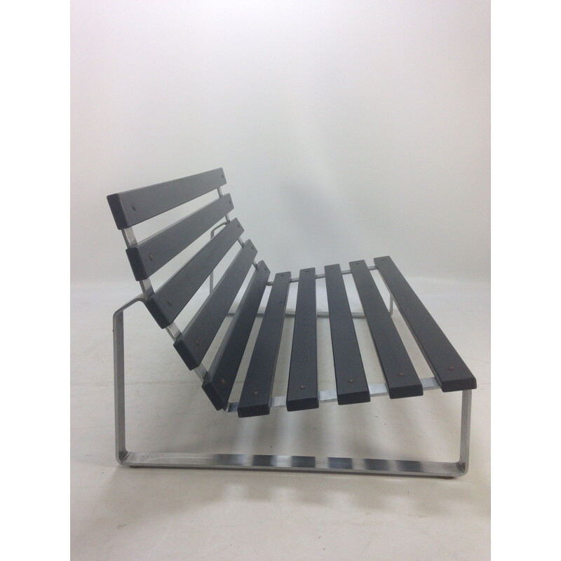 Black bench by Kho Liang Ie for Artifort