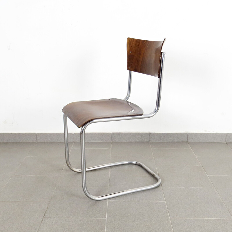 Set of 3 tubular chairs by Mücke-Melder