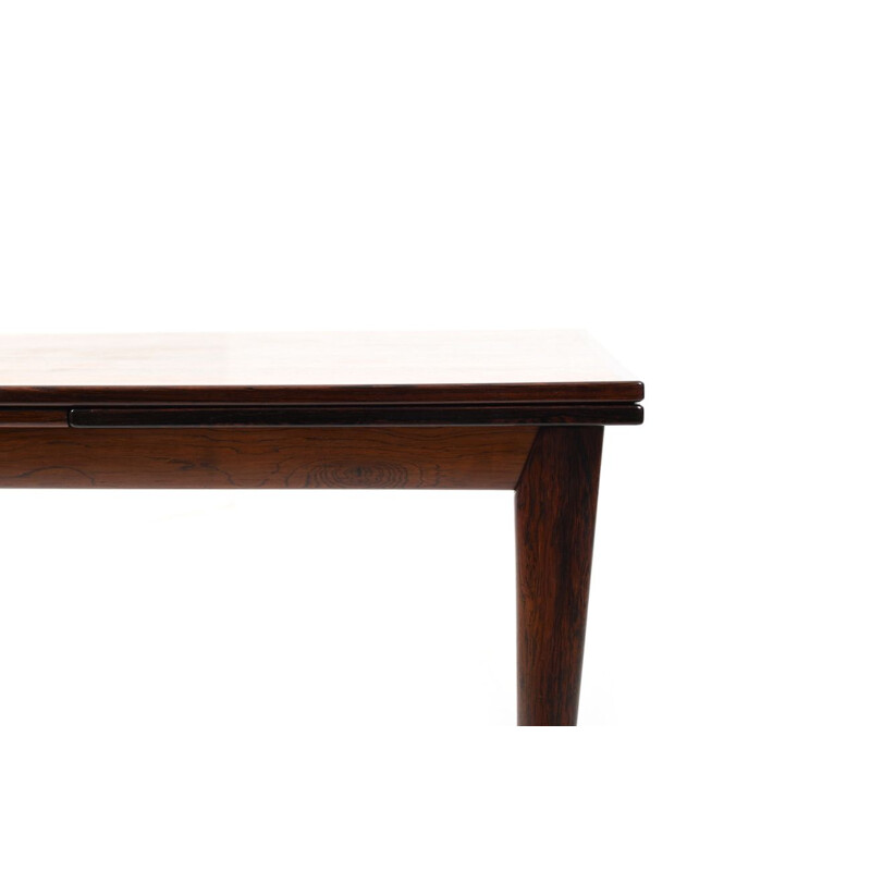 Extendable table in rosewood by Niels O. Moller