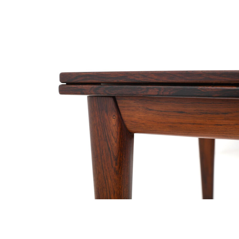 Extendable table in rosewood by Niels O. Moller