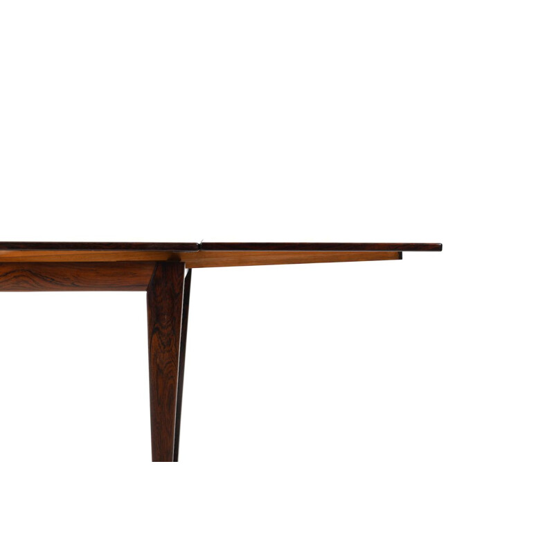 Extendable table in rosewood by Niels O. Moller