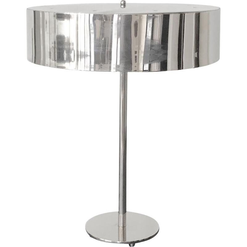 Vintage lamp modernist in chrome metal