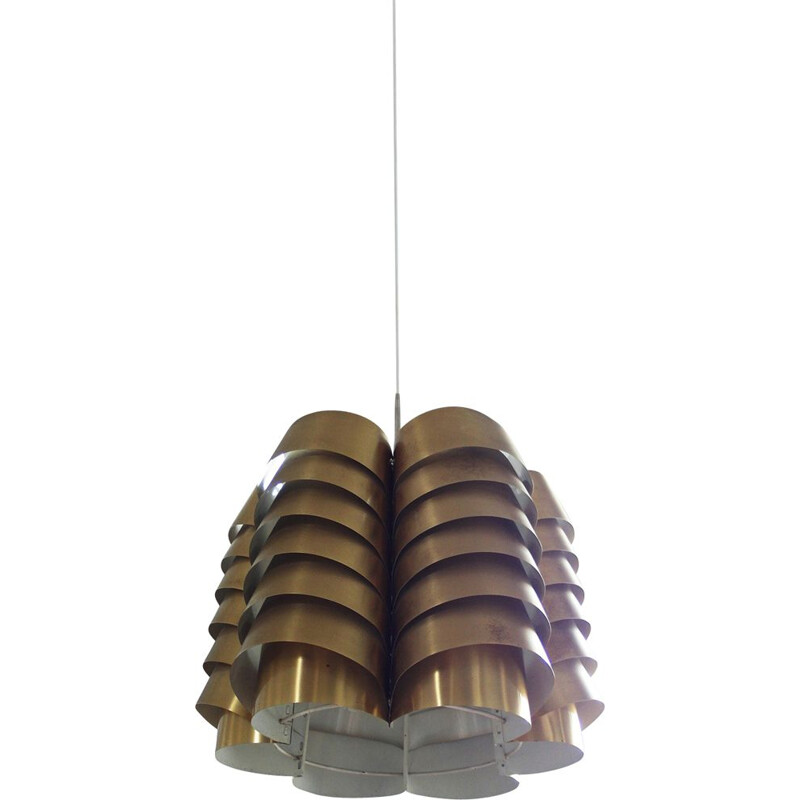 Brass pendant light by Hans-Agne Jakobsson