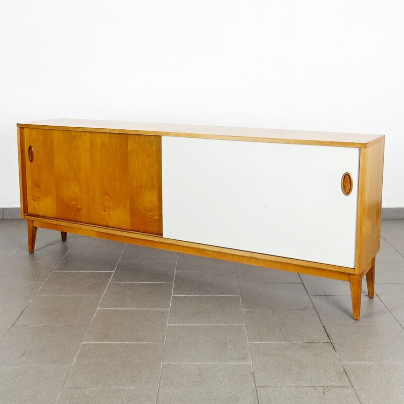 Vintage German sideboard in wood by George Satink 1970