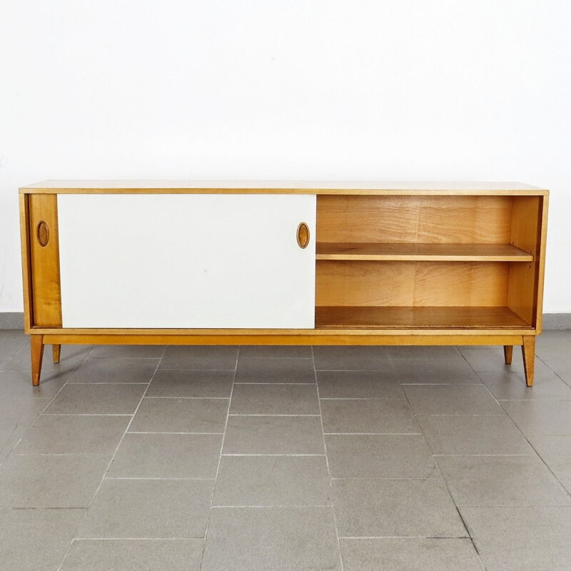 Vintage German sideboard in wood by George Satink 1970