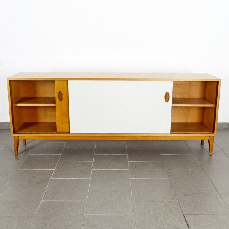 Vintage German sideboard in wood by George Satink 1970