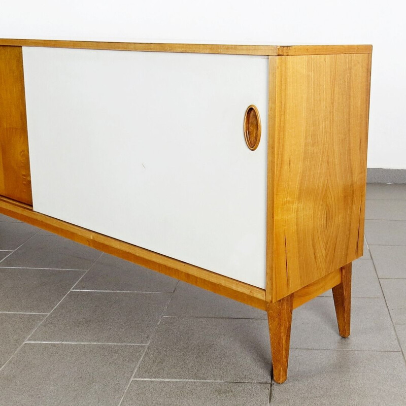 Vintage German sideboard in wood by George Satink 1970