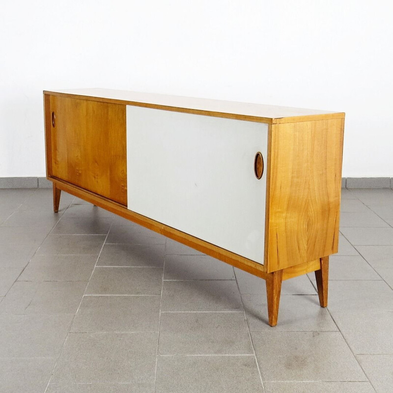 Vintage German sideboard in wood by George Satink 1970