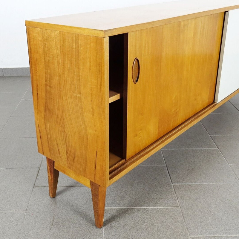 Vintage German sideboard in wood by George Satink 1970