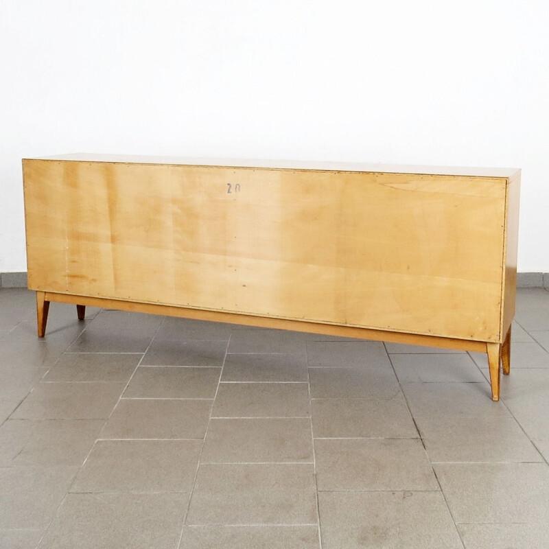Vintage German sideboard in wood by George Satink 1970