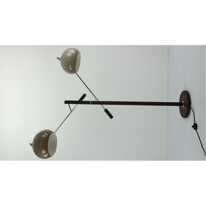 Lampadaire vintage ajustable des années 1970