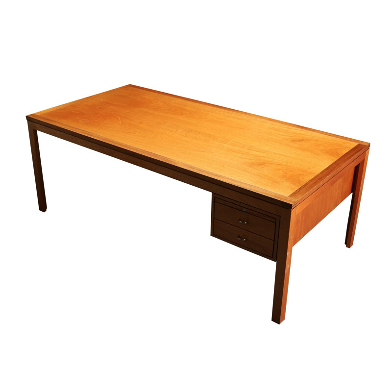 Scandinavian mahogany desk, Christian HVIDT - 1970s