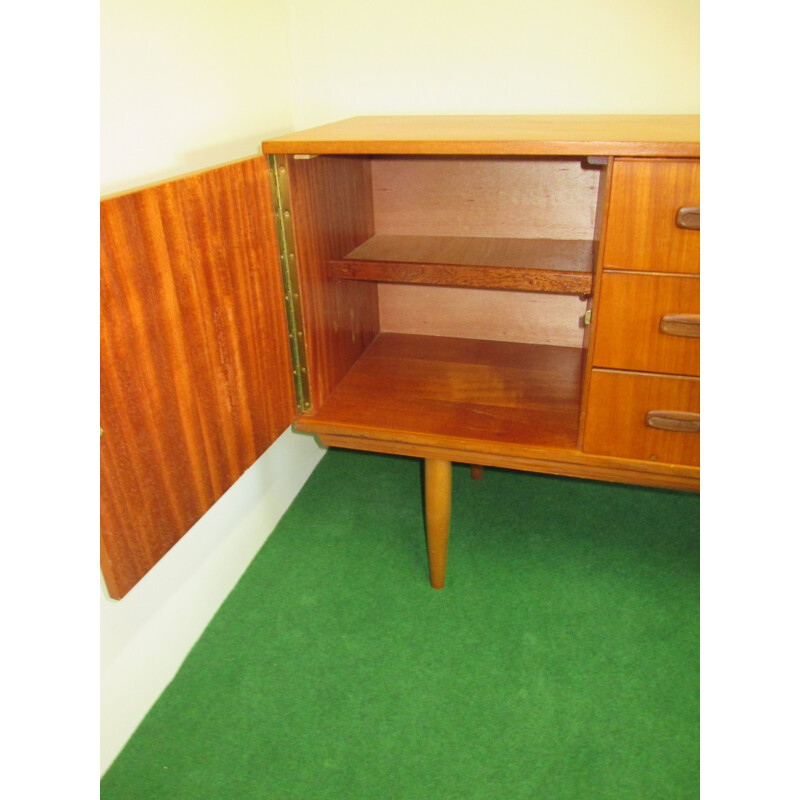 Vintage teak sideboard 3 drawers