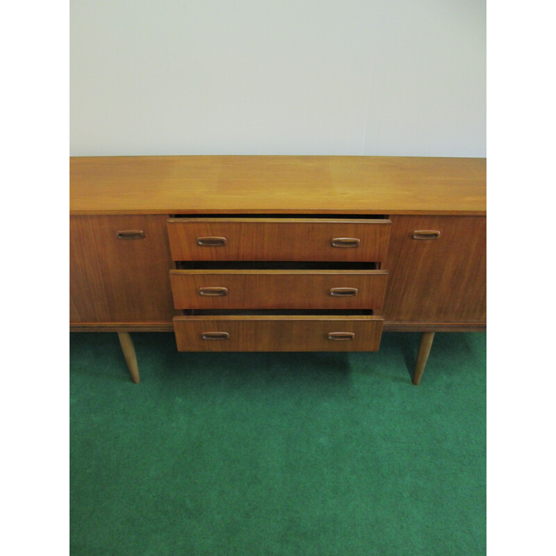 Vintage teak sideboard 3 drawers