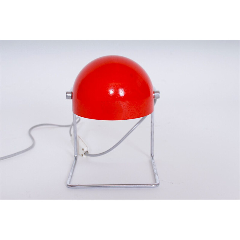 Lámpara roja vintage de Napako, tipo 85104