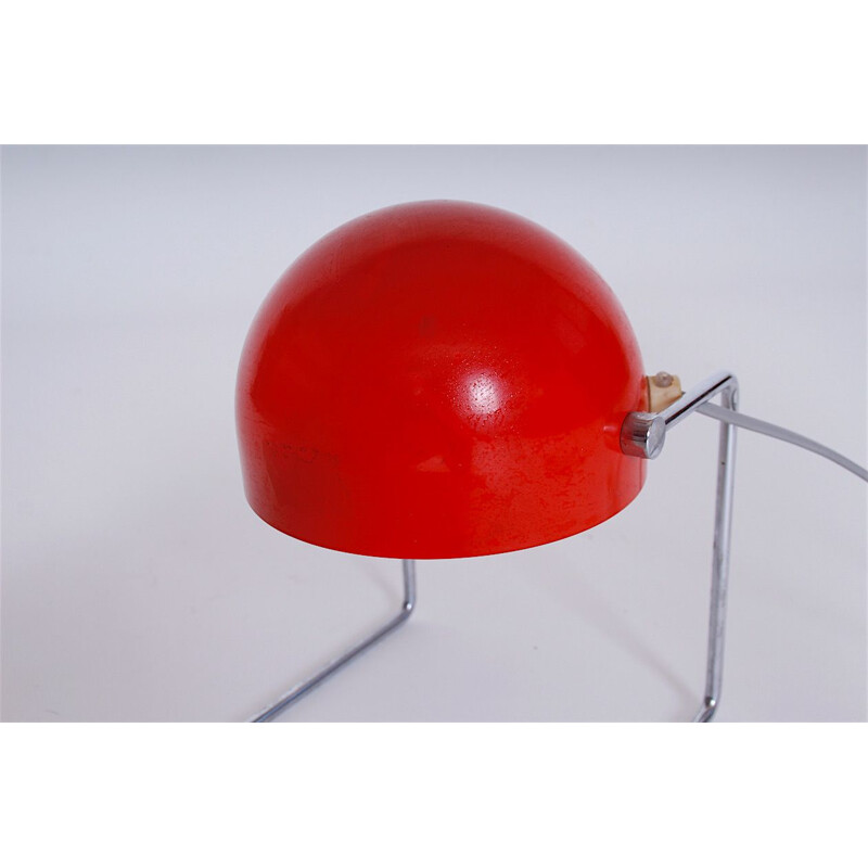 Lámpara roja vintage de Napako, tipo 85104