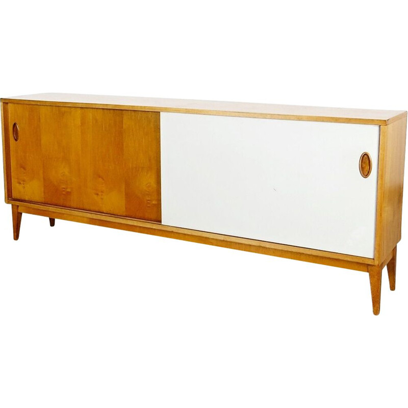 Vintage German sideboard in wood by George Satink 1970