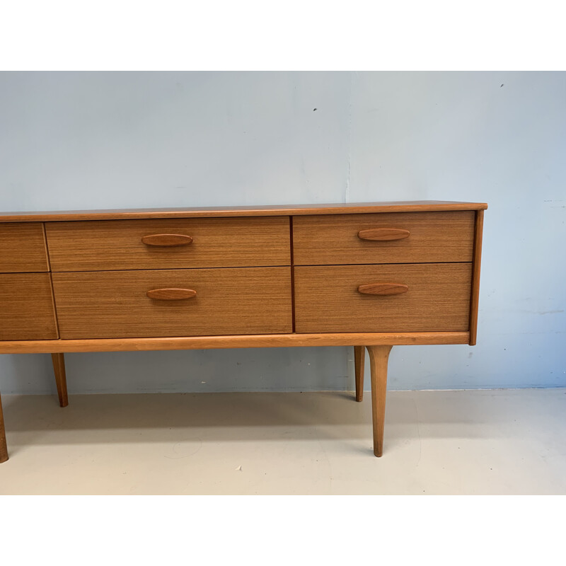 Vintage Austinsuite sideboard in teak 6 drawers