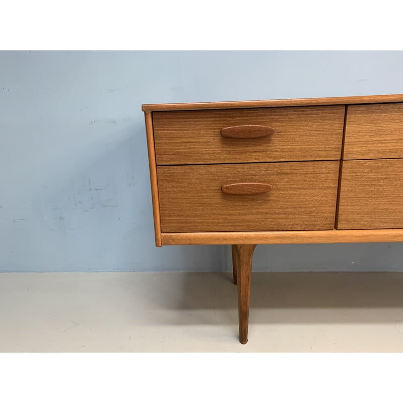 Vintage Austinsuite sideboard in teak 6 drawers