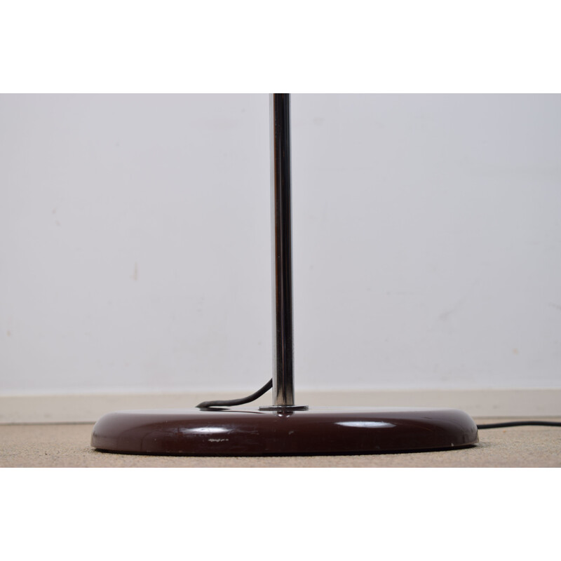 Lámpara de pie vintage marrón Arc