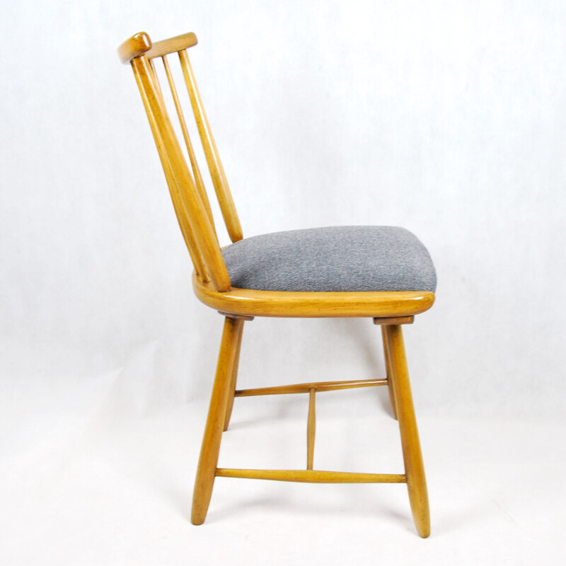 Chaise vintage grise par Ercol