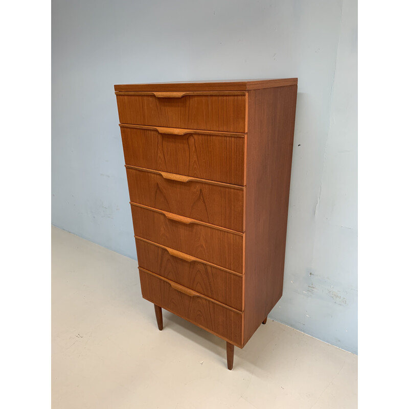 Vintage teak chest of drawers by Frank Guille for Austinsuite 