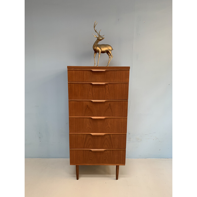 Vintage teak chest of drawers by Frank Guille for Austinsuite 