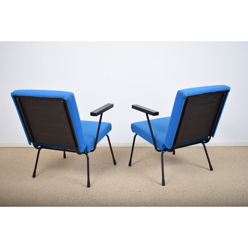 Set of 2 vintage armchair model 1401  by Wim Rietveld for Gipsen