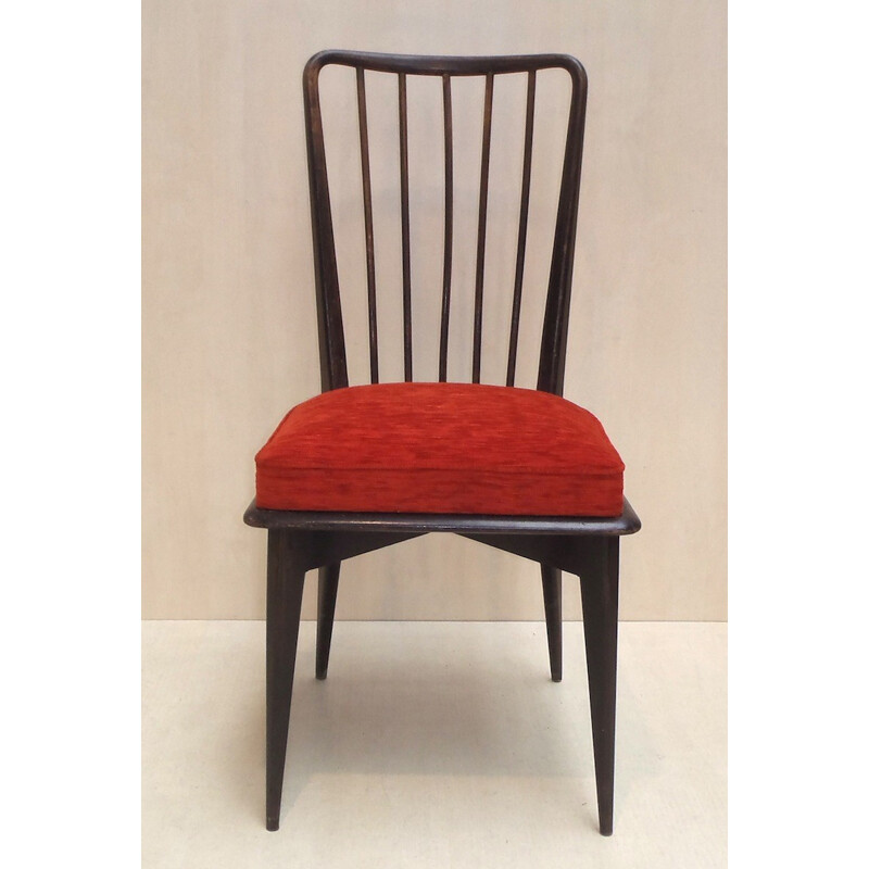 6 sillas de comedor, Charles RAMOS - Años 60
