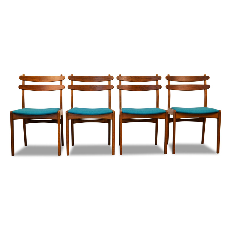  Set of 4 vintage dining chairs from the 50's