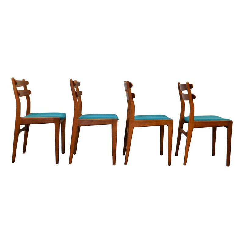  Set of 4 vintage dining chairs from the 50's