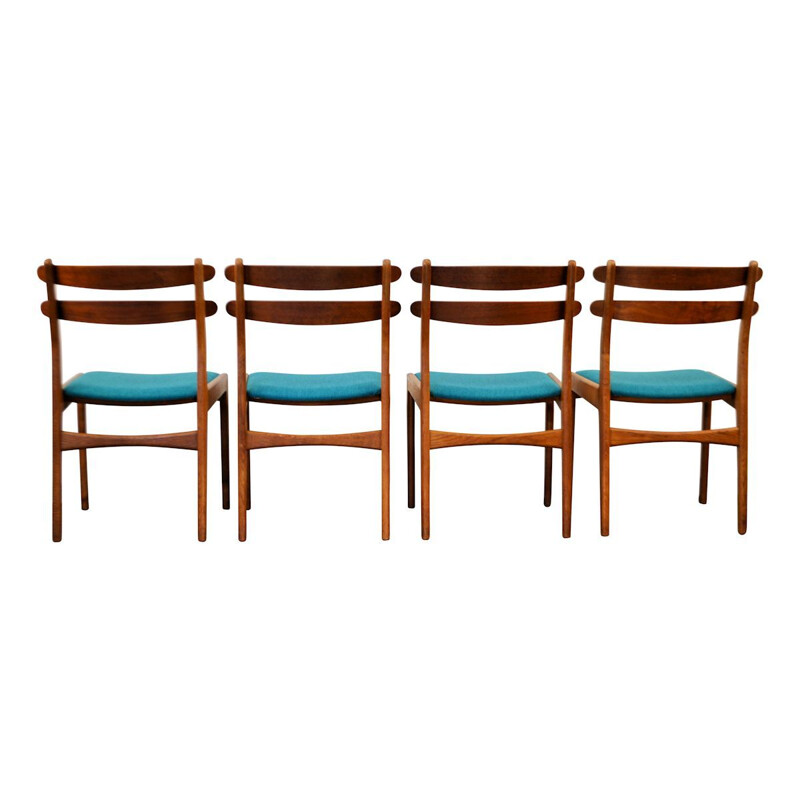  Set of 4 vintage dining chairs from the 50's