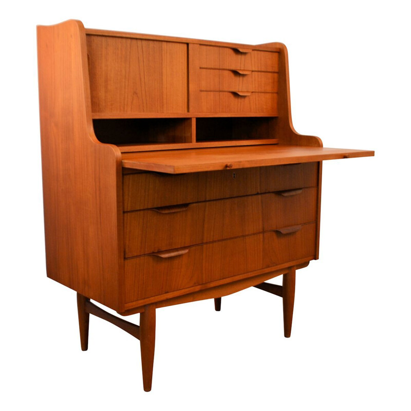 Vintage Danish secretary design Storgaard and Nielsens in teak