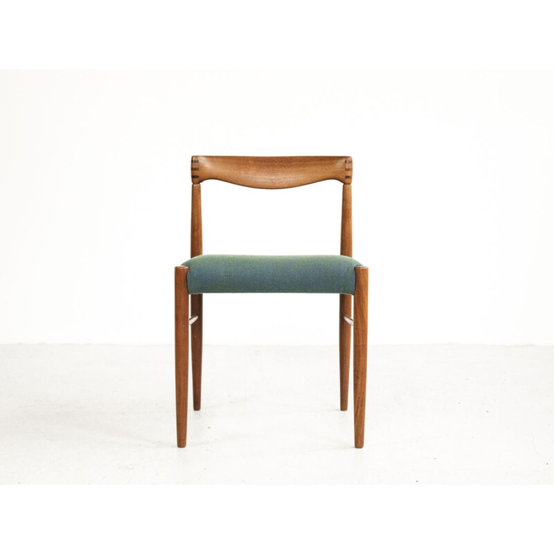 Set of 6 vintage chairs in teak by HW Klein for Bramin