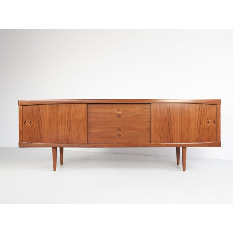 Vintage sideboard in teak by HW Klein for Bramin