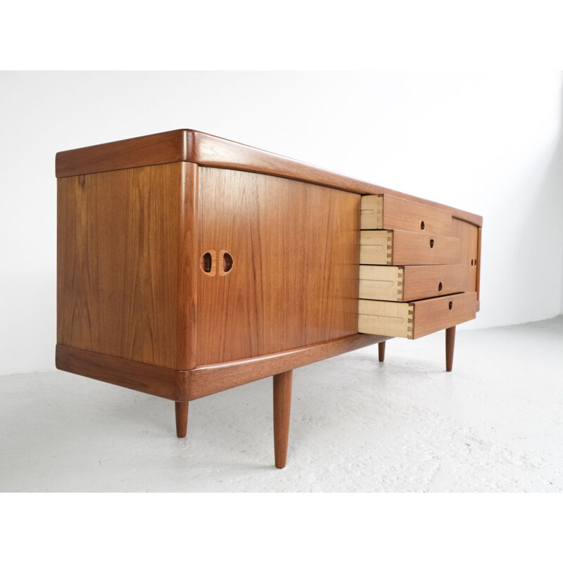 Vintage sideboard in teak by HW Klein for Bramin